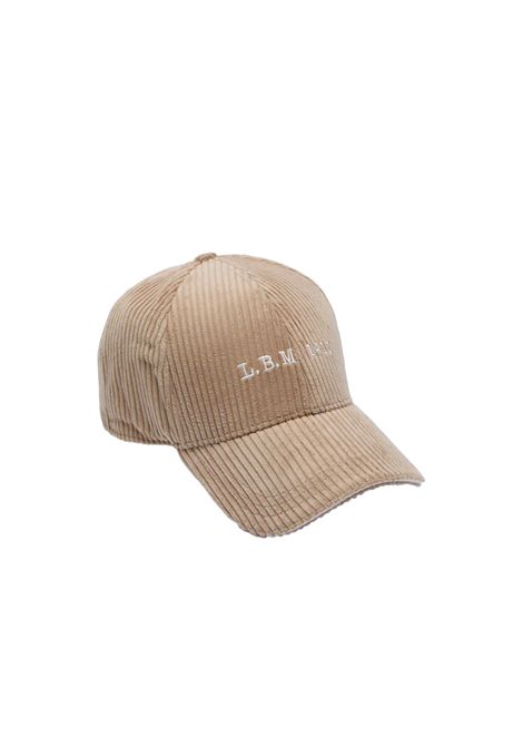 Cappello L.B.M 1911 uomo 678159530 Cammello in costina di cotone baseball vestibilità perfetta grazie alla fibbia in acciaio regolabile L.B.M. 1911 | Cappelli | 6781595301
